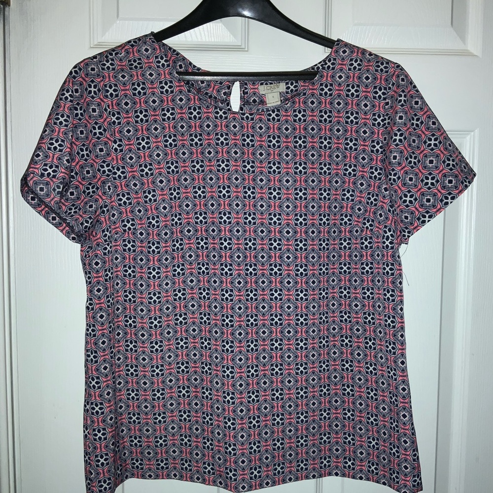 J crew silky blouse